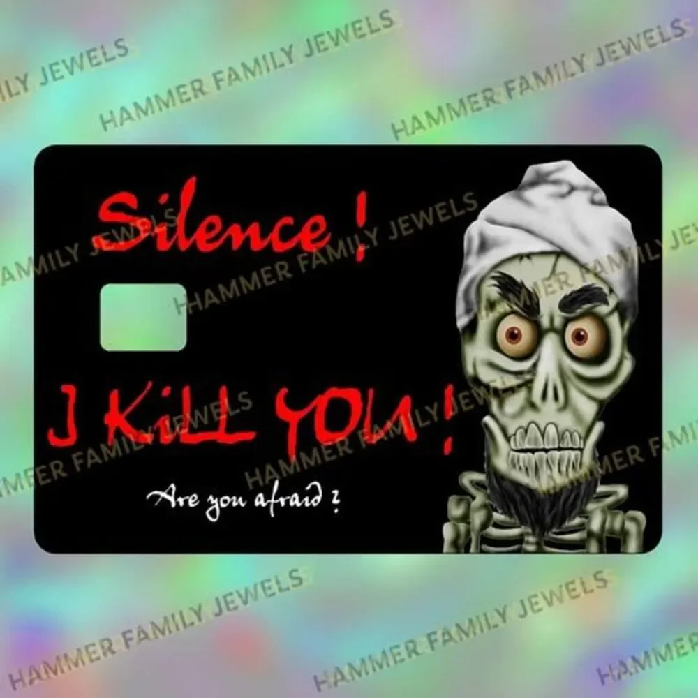 Jeff Dunham Achmed Card Decal